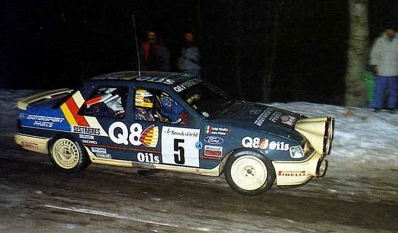 Alex Fiorio - Luigi Pirollo
59º Rallye Automobile de Monte-Carlo 1991. Ford Sierra RS Cosworth 4x4 (G93 CHK). Clasificado 10º.

Del 24 al 30 de Enero, Monte-Carlo.
Superficie: asfalto - nieve.

El Rally tenia un total de 3390.27 km de los que 628.64 km divididos en 27 tramos eran especiales.

Tomaron la salida 167 equipos, finalizaron 75.@
Palabras clave: ;Ford;Sierra;Cosworth;Montecarlo;1991