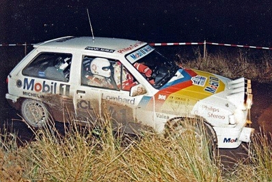Dave Metcalfe - Ian Grindrod
47º Lombard RAC Rally 1991. Vauxhall Nova (G970 YKX). Clasificado 14º.

Del 24 al 28 de Noviembre, Harrogate, Yorkshire, Inglaterra.
Superficie: tierra.

El Rally tenia un total de 2355.31 Km de los que 565,51 Km divididos en 37 tramos eran especiales.

Se inscribieron 160 equipos, tomaron la salida 151, finalizaron 82.@
Palabras clave: Vauxhall;Nova;Opel;Corsa;Gran_Bretaña;RAC_Rally;Lombard;1991