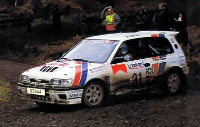 John Bosch - Kevin Gormley
47º Lombard RAC Rally 1991. Nissan Sunny GTI-R (60444). Clasificado 27º.

Del 24 al 28 de Noviembre, Harrogate, Yorkshire, Inglaterra.
Superficie: tierra.

El Rally tenia un total de 2355.31 Km de los que 565,51 Km divididos en 37 tramos eran especiales.

Se inscribieron 160 equipos, tomaron la salida 151, finalizaron 82.@
Palabras clave: Nissan;Sunny;GTI-R;Gran_Bretaña;RAC_Rally;Lombard;1991