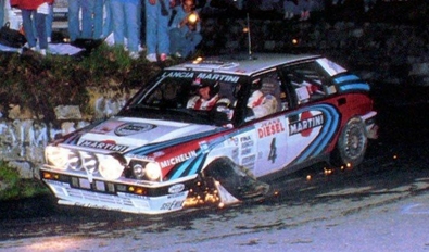 Juha Kankkunen - Juha Piironen
33º Rallye Sanremo - Rallye d'Italia 1991. Lancia Delta Integrale 16V (TO 99926R). Abandonó por la dirección del coche después de una salida de pista en SS3 Montalto 1 de 21.49 Km.

Del 12 al 17 de Octubre, Sanremo, Ligúria, Imperia, Italia.
Superficie: asfalto - tierra.

El Rally tenia un total de 2185.96 km de los que 572.91 km divididos en 31 tramos eran especiales (uno de ellos fue cancelado SS5 Castiglione Garfagnana de 9.67 km).

Tomaron la salida 87 equipos, finalizaron 40.@
Palabras clave: ;Lancia;Delta;Integrale;Sanremo;1991;crash