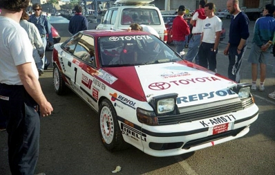 Armin Schwarz - Arne Hertz
35º Tour de Corse - Rallye de France 1991. Toyota Celica GT-4 