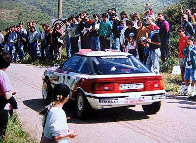 Armin Schwarz - Arne Hertz
35º Tour de Corse - Rallye de France 1991. Toyota Celica GT-4 