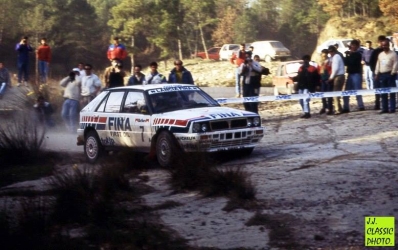 Gustavo Trelles - Raul Ivetich
27º Rallye Catalunya - Costa Brava - Rallye de España 1991. Lancia Delta Integrale 16V (TO 44774R). Abandonó por el embrague en SS32 La Creu de Lloret de 11.00 km.
Jolly Club

Del 10 al 13 de Noviembre, Lloret de Mar, Girona, Catalunya, España.
Superficie: asfalto - tierra.

El Rally tenia un total de 1606.98 km de los que 594.01 km divididos en 35 tramos eran especiales, (2 de ellas fueron canceladas SS4 Sant Hilari - Osor de 13.57 Km y SS29 Riera de Merles de 14.36 Km).

Tomaron la salida 76 equipos, finalizaron 33.@
Palabras clave: Lancia;Delta;Integrale;Catalunya;Costa_Brava;1991;Spain;España