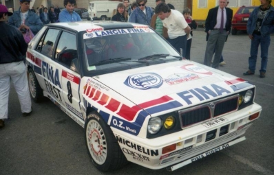 Bruno Saby - Daniel Grataloup
35º Tour de Corse - Rallye de France 1991. Lancia Delta Integrale 16V (7362 VT 92). Abandonó por daños de accidente en SS9 Aullene - Zicavo de 25.36 km.

Del 28 de Abril al 1 de Mayo, Ajaccio, Córcega, Francia.
Superficie: asfalto.

El Rally tenia un total de 1384.51 km de los que 625.91 km divididos en 27 tramos eran especiales.

Tomaron la salida 101 equipos, finalizaron 43.@
Palabras clave: ;Lancia;Delta;Integrale;Corcega;1991;Corse;Parque_Cerrado