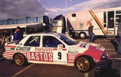 Bernard Beguin - Jean-Marc Andrie
35º Tour de Corse - Rallye de France 1991. Ford Sierra RS Cosworth 4x4 (JXH-418). Abandonó por la suspensión trasera en SS18 Casatorra - Santo-Pietro-di-Tenda de 25.54 km.

Del 28 de Abril al 1 de Mayo, Ajaccio, Córcega, Francia.
Superficie: asfalto.

El Rally tenia un total de 1384.51 km de los que 625.91 km divididos en 27 tramos eran especiales.

Tomaron la salida 101 equipos, finalizaron 43.@
Palabras clave: ;Corse;Corcega;Ford;Sierra;Cosworth;1991;Parque_Cerrado