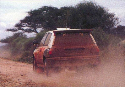 David Llewellin - Peter Diekmann
39º Martini Safari Rally Kenya 1991. Nissan Sunny GTI-R (H2 NME). Abandonó por accidente de tráfico durante TC10.
Nissan Motorsports Europe

Del 27 de Marzo al 1 de Abril, Nairobi, Kenya, África.
Superficie: tierra.

El Rally tenia un total de 4520.76 km con 79 controles horarios.

Tomaron la salida 57 equipos, finalizaron 27.@
Palabras clave: Nissan;Sunny;GT-R;Safari;1991