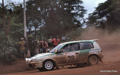 Hiroshi Nishiyama - Hiroki Sugiura
23º Rallye Cote d'Ivoire - Bandama 1991. Nissan Pulsar GTi-R. Abandonó por la caja de cambios.

Del 27 al 31 de Octubre, Abidjan, Costa d'Ivori, África.
Superficie: tierra.

Tomaron la salida 37 equipos, finalizaron 9.@
Palabras clave: Nissan;GTI-R;Costa_Marfil;1991