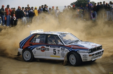 Juha Kankkunen - Juha Piironen
28º Rallye de España - Catalunya - Costa Brava 1992. Lancia Delta HF Integrale (TO 13718T). Clasificado 2º.

Del 8 al 11 de Noviembre, Lloret de Mar, Girona, Catalunya, España.
Superficie: asfalto - tierra.

El Rally tenia un total de 1,505.08 km de los que 519.65 km divididos en 29 tramos eran especiales (uno de ellos fue cancelado, SS7)..

Tomaron la salida 74 equipos, finalizaron 31.@
Palabras clave: ;Lancia;Delta;Integrale;Catalunya;España;Spain;1992