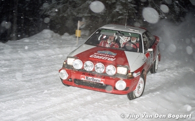 Markku Alén - Ilkka Kivimäki
41º International Suecia Rally 1992. Toyota Celica GT-4 -ST165- (K-AM 281). Clasificado 4º.

Del 12 al 17 de Febrero, Karlstad, Suecia.
Superficie: nieve - hielo.

El Rally tenia un total de 1673.00 Km de los que 571.19 Km divididos en 31 tramos eran especiales.

Se inscribieron 94 equipos, tomaron la salida 94, finalizaron 46.

© Filip Van Den Bogaert
@
Palabras clave: Markku_Alen;Toyota;Celica;Suecia;1992;nieve