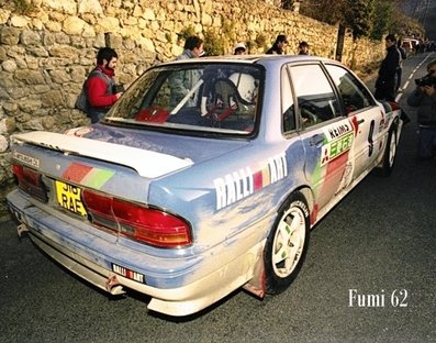 Timo Salonen - Voitto Silander
60º Rallye Automobile de Monte-Carlo 1992. Mitsubishi Galant VR-4 (J16 RAE). Clasificado 6º.

Del 23 al 29 de Enero, Monte-Carlo.
Superficie: asfalto - nieve.

El Rally tenia un total de 3317.61 km de los que 628.29 km divididos en 26 tramos eran especiales (1 de ellas fue cancelada SS23 Col de Turini 3 de 22,21 Km).

Tomaron la salida 141 equipos, finalizaron 76.@
Palabras clave: Timo_Salonen;Mitsubishi;Galant;Montecarlo;1992