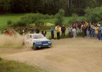 Manuel Gonzalez
Rallye de Naron 1992. Citröen 1000 Pistes.
(Campeon de Galicia de Rallyes de Tierra 1992)@
Palabras clave: Citroen;Grupo_B;1992