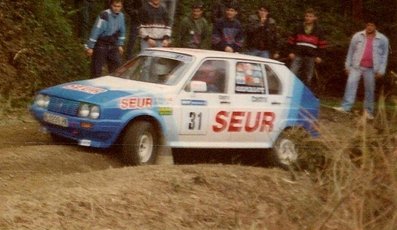 Manuel Gonzalez
Rallye de Naron 1992. Citröen 1000 Pistes.
(Campeon de Galicia de Rallyes de Tierra 1992)@
Palabras clave: Citroen;Grupo_B;1992