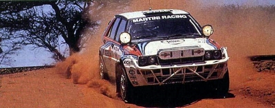 Björn Waldegård - Fred Gallagher
40º Martini Safari Rally Kenya 1992. Lancia Delta HF Integrale (TO 53229S). Abandonó por fuego en CH 27.

Del 27 de Marzo al 1 de Abril, Nairobi, Kenya, África.
Superficie: tierra.

El Rally tenia un total de 4387.84 km con 105 controles horarios.

Tomaron la salida 47 equipos, finalizaron 21.@
Palabras clave: ;Lancia;Delta;Integrale;Safari;1992