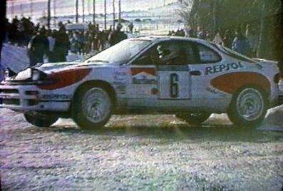 Armin Schwarz - Arne Hertz
60º Rallye Automobile de Monte-Carlo 1992. Toyota Celica Turbo 4WD -ST185- (K-AM 7462). Abandonó por accidente en SS18 Loda - Lucéram de 16.49 Km.

Del 23 al 29 de Enero, Monte-Carlo.
Superficie: asfalto - nieve.

El Rally tenia un total de 3317.61 km de los que 628.29 km divididos en 26 tramos eran especiales (1 de ellas fue cancelada SS23 Col de Turini 3  de 22,21 Km).

Tomaron la salida 141 equipos, finalizaron 76.@
Palabras clave: ;Toyota;Celica;Montecarlo;1992;nieve