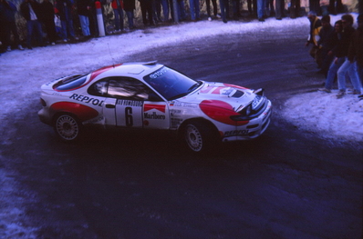 Armin Schwarz - Arne Hertz
60º Rallye Automobile de Monte-Carlo 1992. Toyota Celica Turbo 4WD -ST185- (K-AM 7462). Abandonó por accidente en SS18 Loda - Lucéram de 16.49 Km.

Del 23 al 29 de Enero, Monte-Carlo.
Superficie: asfalto - nieve.

El Rally tenia un total de 3317.61 km de los que 628.29 km divididos en 26 tramos eran especiales (1 de ellas fue cancelada SS23 Col de Turini 3  de 22,21 Km).

Tomaron la salida 141 equipos, finalizaron 76.@
Palabras clave: ;Toyota;Celica;Montecarlo;1992