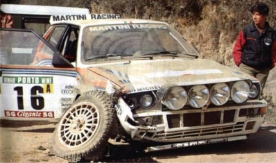 Andrea Aghini - Sauro Farnocchia
26º Rallye de Portugal - Vinho do Porto 1992. Lancia Delta HF Integrale (TO 53228S). Abandonó por accidente en SS31 Arganil - Alqueve 1 de 25.90 Km.

Del 3 al 7 de Marzo.
Superficie: tierra.

El Rally tenia un total de 2211.17 km de los que 577.38 km divididos en 40 tramos eran especiales.

Se inscribieron 114 equipos, tomaron la salida 100, finalizaron 31.@
Palabras clave: ;Lancia;Delta;Integrale;Portugal;1992;crash