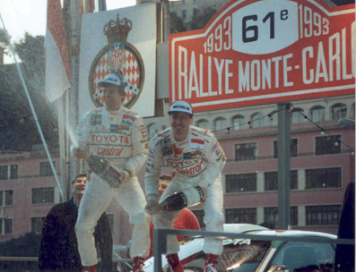 Didier Auriol - Bernard Occelli
61º Rallye Automobile de Monte-Carlo 1993. Toyota Celica Turbo 4WD 