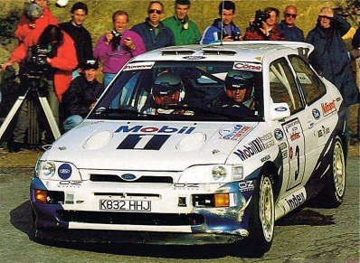 François Delecour - Daniel Grataloup
37º Tour de Corse - Rallye de France 1993. Ford Escort RS Cosworth (K832 HHJ). Clasificado 1º.

Del 1 al 5 de Mayo, Ajaccio, Córcega, Francia.
Superficie: asfalto.

El Rally tenia un total de 1,130.95 Km de los que 556.42 Km divididos en 24 tramos eran especiales.

Se inscribieron 92 equipos, tomaron la salida 85, finalizaron 44.@
Palabras clave: ;Ford;Escort;RS;Cosworth;Corcega;1993;Corse