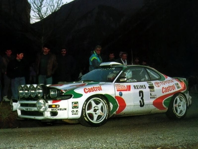 Didier Auriol - Bernard Occelli
61º Rallye Automobile de Monte-Carlo 1993. Toyota Celica Turbo 4WD 