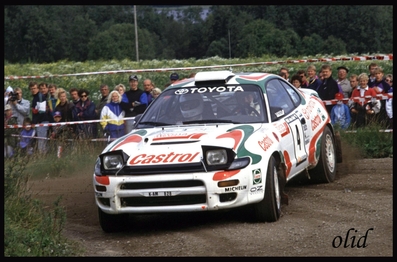 Juha Kankkunen - Denis Giraudet
43º 1000 Lakes Rally 1993. Toyota Celica Turbo 4WD -ST185- (K-AM 828). Clasificado 1º.

Del 27 al 29 de Agosto, Jyväskylä, Finlandia.
Superficie: tierra.

El Rally tenia un total de 1555.92 km de los que 507.69 km divididos en 35 tramos eran especiales.

Se inscribieron 116 equipos, tomaron la salida 113, finalizaron 61.@
Palabras clave: ;Toyota;Celica;Turbo;ST185;Finlandia;1993
