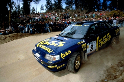 Markku Alén - Ilkka Kivimaki
27º Rallye de Portugal - Vinho do Porto 1993. Subaru Legacy RS (J555 SRT). Clasificado 4º.

Del 3 al 6 de Marzo, Portugal.
Superficie: asfalto - tierra.

El Rally tenia un total de 2164.91 km de los que 576.13 km divididos en 38 tramos eran especiales (una de ellas fue cancelada SS10 Caramulo de 14.08 Km).

Se inscribieron 90 equipos, tomaron la salida 84, finalizaron 32.@
Palabras clave: Markku_Alen;Subaru;Legacy;RS;Portugal;1993