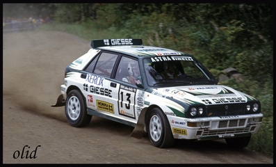Tommi Mäkinen - Seppo Harjanne
43º 1000 Lakes Rally 1993. Lancia Delta HF Integrale. Clasificado 4º.

Del 27 al 29 de Agosto, Jyväskylä, Finlandia.
Superficie: tierra.

El Rally tenia un total de 1555.92 km de los que 507.69 km divididos en 35 tramos eran especiales.

Se inscribieron 116 equipos, tomaron la salida 113, finalizaron 61.@
Palabras clave: ;Seppo_Harjanne;Lancia;Delta;Integrale;Finlandia;1993