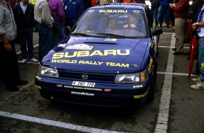 Colin McRae - Derek Ringer
37º Tour de Corse - Rallye de France 1993. Subaru Legacy RS (K282 TFD). Clasificado 5º.
555 Subaru WRT

Del 1 al 5 de Mayo, Ajaccio, Córcega, Francia.
Superficie: asfalto.

El Rally tenia un total de 1,130.95 Km de los que 556.42 Km divididos en 24 tramos eran especiales.

Se inscribieron 92 equipos, tomaron la salida 85, finalizaron 44.@
Palabras clave: Subaru;Legacy;RS;Corse;Corcega;1993