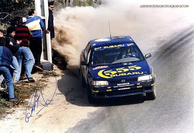 Colin McRae - Derek Ringer
27º Rallye de Portugal - Vinho do Porto 1993. Subaru Legacy RS (J555 STE). Clasificado 7º.

Del 3 al 6 de Marzo, Portugal.
Superficie: asfalto - tierra.

El Rally tenia un total de 2164.91 km de los que 576.13 km divididos en 38 tramos eran especiales (una de ellas fue cancelada SS10 Caramulo de 14.08 Km).

Se inscribieron 90 equipos, tomaron la salida 84, finalizaron 32.@
Palabras clave: ;Subaru;Legacy;RS;Portugal;1993