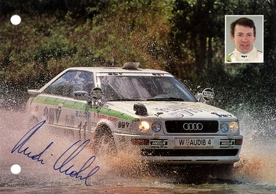 Rudolf (Rudi) Stohl - Peter Diekmann
41º Trust Bank Safari Rally 1993. Audi Coupé S2 (W AUDIB 4). Clasificado 8º.

Del 8 al 12 de Abril, Nairobi, Kenya, Africa.
Superficie: tierra.

El Rally tenia un total de 2116.50 km con 79 controles horarios.

Tomaron la salida 44 equipos, finalizaron 17.@
Palabras clave: Rudi_Stohl;Audi;Coupe;S2;Safari;1993