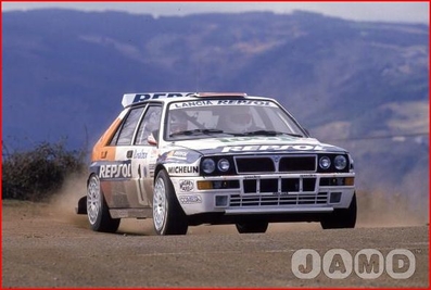 Carlos Sainz Cenamor - Lui­s Moya
61º Rallye Automobile de Monte-Carlo 1993. Lancia Delta HF Integrale (TO 73022T). Clasificado 14º.

Del 21 al 27 de Enero, Monaco.
Superficie: asfalto - nieve.

El Rally tenia un total de 3086.00 km de los que 593.62 km divididos en 22 tramos, eran especiales.

Se inscribieron 182 equipos, tomaron la salida 167, finalizaron 86.@
Palabras clave: ;Integrale;Lancia;Delta;Montecarlo;1993