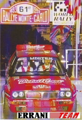 Riccardo Errani - Stefano Casadio
61º Rallye Automobile de Monte-Carlo 1993. Lancia Delta HF Integrale. Clasificado 30º.

Del 21 al 27 de Enero, Monaco.
Superficie: asfalto - nieve.

El Rally tenia un total de 3086.00 km de los que 593.62 km divididos en 22 tramos, eran especiales.

Se inscribieron 182 equipos, tomaron la salida 167, finalizaron 86.@
Palabras clave: Lancia;Delta;Montecarlo;1993;parque_cerrado