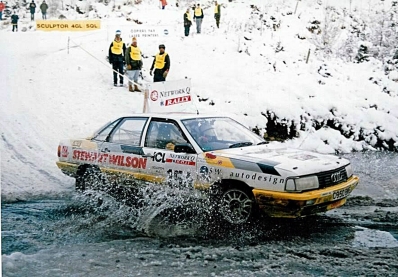 Gary Lendon - Anthony Curry
49º Network Q RAC Rally 1993. Audi 200 Quattro (C950 BWS). Clasificado 75º.

Del 21 al 24 de Noviembre, Birmingham, Inglaterra.
Superficie: tierra - nieve.

El Rally tenia un total de 2628.12 km de los que 547.94 km divididos en 35 tramos eran especiales.

Se inscribieron 171 equipos, tomaron la salida 165, finalizaron 94.@
Palabras clave: Audi;Quattro;Gran_Bretaña;RAC_Rally;1993;Inglaterra