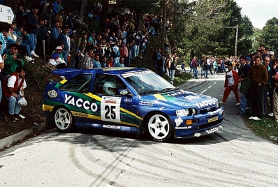 Simon Jean-Joseph - Charley Pasquier
37º Tour de Corse - Rallye de France 1993. Ford Escort RS Cosworth (1669 WW 54). Abandonó por junta de culata en SS14 Corte - Taverna de 26,86 Km.

Del 1 al 5 de Mayo, Ajaccio, Córcega, Francia.
Superficie: asfalto.

El Rally tenia un total de 1,130.95 Km de los que 556.42 Km divididos en 24 tramos eran especiales.

Se inscribieron 92 equipos, tomaron la salida 85, finalizaron 44.@
Palabras clave: Ford;Escort;Cosworth;Corse;Corcega;1993