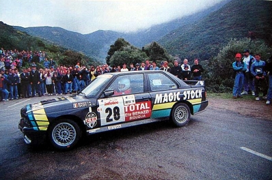 Pierre Benazzi - Jean-Michel Espozito
37º Tour de Corse - Rallye de France 1993. BMW M3 E30 (459 FY 2B). Abandonó por la caja de cambios en SS9 Verghia - Pietra Rossa de 26,55 Km.

Del 1 al 5 de Mayo, Ajaccio, Córcega, Francia.
Superficie: asfalto.

El Rally tenia un total de 1,130.95 Km de los que 556.42 Km divididos en 24 tramos eran especiales.

Se inscribieron 92 equipos, tomaron la salida 85, finalizaron 44.@
Palabras clave: BMW;Corse;Corcega;1993;M3;E30
