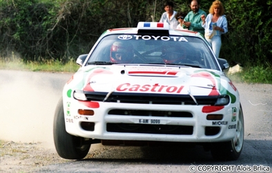Didier Auriol - Bernard Occelli
38º Tour de Corse - Rallye de France 1994. Toyota Celica Turbo 4WD -ST185- (K-AM 9099). Clasificado 1º.

Del 4 al 8 de Mayo, Ajaccio.
Superficie: asfalto.

El Rally tenia un total de 1213.34 km de los que 544.48 km divididos en 23 tramos eran especiales.

Se inscribieron 92 equipos, tomaron la salida 84, finalizaron 43.

© Alois Brlica
@
Palabras clave: Didier_Auriol;Toyota;Celica;ST1845;Corse;Corcega;1994