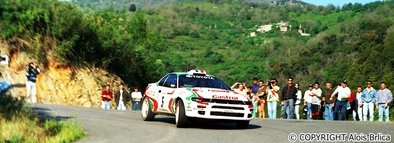 Didier Auriol - Bernard Occelli
38º Tour de Corse - Rallye de France 1994. Toyota Celica Turbo 4WD -ST185- (K-AM 9099). Clasificado 1º.

Del 4 al 8 de Mayo, Ajaccio.
Superficie: asfalto.

El Rally tenia un total de 1213.34 km de los que 544.48 km divididos en 23 tramos eran especiales.

Se inscribieron 92 equipos, tomaron la salida 84, finalizaron 43.

© Alois Brlica
@
Palabras clave: Didier_Auriol;Toyota;Celica;ST1845;Corse;Corcega;1994