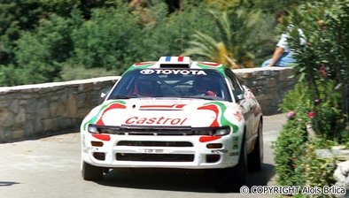 Didier Auriol - Bernard Occelli
38º Tour de Corse - Rallye de France 1994. Toyota Celica Turbo 4WD -ST185- (K-AM 9099). Clasificado 1º.

Del 4 al 8 de Mayo, Ajaccio.
Superficie: asfalto.

El Rally tenia un total de 1213.34 km de los que 544.48 km divididos en 23 tramos eran especiales.

Se inscribieron 92 equipos, tomaron la salida 84, finalizaron 43.

© Alois Brlica
@
Palabras clave: Didier_Auriol;Toyota;Celica;ST1845;Corse;Corcega;1994