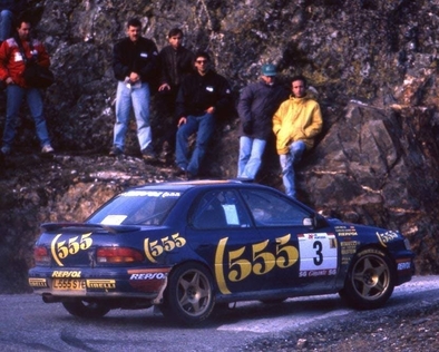 Carlos Sainz Cenamor - Luís Rodríguez Moya
28º TAP Rallye de Portugal 1994. Subaru Impreza 555 (L 555 STE). Clasificado 4º.

Del 1 al 4 de Marzo, Estoril.
Superficie: asfalto - tierra.

El Rally tenia un total de 2.214.81 Km de los que 571.82 Km divididos en 36 tramos eran especiales.

Se inscribieron 97 equipos, tomaron la salida 89, finalizaron 34.@
Palabras clave: ;Luis_Moya;Subaru;Impreza;Portugal;1994