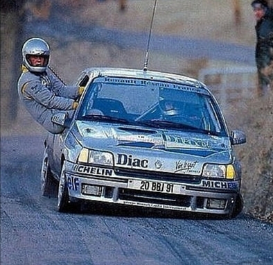 Jean Ragnotti - Gilles Thimonier
62º Rallye Automobile de Monte-Carlo 1994. Renault Clio Williams (20 BBJ 91). Clasificado 13º.

Del 22 al 27 de Enero, Monte-Carlo.
Superficie: asfalto - nieve.

El Rally tenia un total de 3058.00 km de los que 588.43 km divididos en 22 tramos eran especiales.

Se inscribieron 195 equipos, tomaron la salida 186, finalizaron 94.@
Palabras clave: ;Montecarlo;Renault;Clio;Williams;1994;Crash