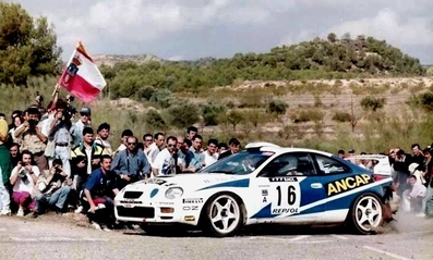 Gustavo Trelles - Jorge del Buono
31º Rallye Catalunya - Costa Brava - Rallye de España 1995. Toyota Celica GT-Four 