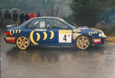 Colin McRae - Derek Ringer
63º Rallye Automobile de Monte-Carlo 1995. Subaru Impreza 555 (L 555 BAT). Abandonó por accidente en SS12 Sisteron - Thoard de 36.67 Km.

Del 21 al 26 de Enero, Monte-Carlo.
Superficie: asfalto - nieve.

El Rally tenia un total de 2607.00 km de los que 546.80 km divididos en 21 tramos eran especiales.

Se inscribieron 207 equipos, tomaron la salida 204, finalizaron 83.@
Palabras clave: ;Subaru;Impreza;Montecarlo;1995