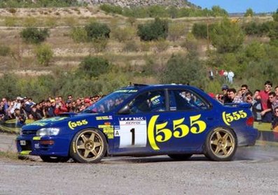 Colin McRae - Derek Ringer
32º Rallye Catalunya - Costa Brava - Rallye de España 1996. Subaru Impreza 555 (N1 WRC). Clasificado 1º.

Del 4 al 6 de Noviembre, Lloret de Mar, Girona, Catalunya, España. 
Superficie: asfalto.

El Rally tenia un total de 1368.76 km de los que 393.26 km divididos en 18 tramos, eran especiales.

Tomaron la salida 88 equipos, finalizaron 58.

PHOTO en El Molar.@
Palabras clave: Colin_McRae;Subaru;Impreza;Catalunya;España;Spain;1996;Molar