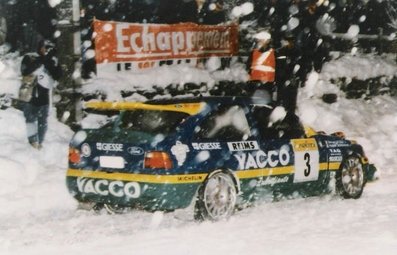 Patrick Bernardini - Bernard Occelli
62º Rallye Automobile de Monte-Carlo 1996. Ford Escort RS Cosworth. Clasificado 1º.

Del 20 al 25 de Enero, Monaco.
Superficie: asfalto - nieve.

El Rally tenia un total de 2569.00 km de los que 529.85 km divididos en 21 tramos eran especiales (2 de ellos fueron cancelados SS14 Les Quatres Chemins 1 y SS20 Les Quatres Chemins 2 de 33.50 km cada uno).

Tomaron la salida 150 equipos, finalizaron 99.@
Palabras clave: Ford;Escort;Cosworth;Montecarlo;1996;nieve