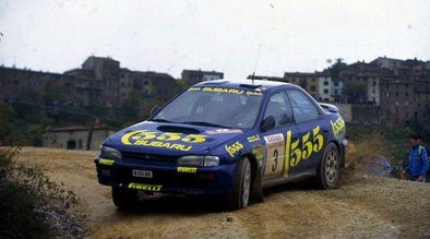 Piero Liatti - Fabrizia Pons
38º Rallye Sanremo - Rallye d'Italia 1996. Subaru Impreza 555 (N555 BAT). Abandonó por problemas eléctricos en SS12 Monte Ceppo de 40,76 Km.

Del 13 al 16 de Octubre, Sanremo, Liguria, Imperia, Italia.
Superficie: asfalto - tierra.

El Rally tenia un total de 1958.12 km de los que 413.32 km divididos en 18 tramos eran especiales (una de ellas fue cancelada SS1 Nerbisci 1 de 32.17 Km a causa del fuerte accidente de Tommi Mäkinen - Seppo Harjanne del que por suerte salieron ilesos).

Tomaron la salida 108 equipos, finalizaron 47.@
Palabras clave: Piero_Liatti;Subaru;Impreza;Sanremo;1996