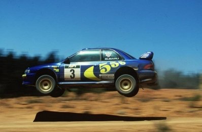 Colin McRae - Nicky Grist
10º API Rally Australia 1997. Subaru Impreza S5 WRC '97. (R18 WRC). Clasificado 1º.

Del 30 de Octubre al 2 de Noviembre, Perth, Australia.
Superficie: tierra.

El Rally tenia un total de 1526.89 km de los que 421.42 km divididos en 24 tramos eran especiales.

Tomaron la salida 87 equipos, finalizaron 49.@
Palabras clave: Colin_McRae;Subaru;Impreza;WRC;Australia;1997;Saltos