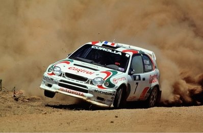 Didier Auriol - Denis Giarudet
10º API Rally Australia 1997. Toyota Corolla WRC. Clasificado 3º.
El Rally tenia un total de 1526.89 km de los que 421.42 km divididos en 24 tramos, eran especiales.
Tomaron la salida 87 participantes, finalizaron 49.
Foto de François Baudin.@@
Palabras clave: Didier_Auriol;Toyota;Corolla;Australia;WRC;1997