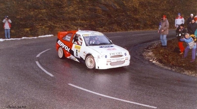 Armin Schwarz - Denis Giraudet
65º Rallye Automobile de Monte-Carlo 1997. Ford Escort WRC (P77 MC). Clasificado 4º.

Del 18 al 22 de Enero, Monte-Carlo.
Superficie: asfalto - nieve.

El Rally tenia un total de 1704.90 km de los que 398.31 km divididos en 18 tramos, eran especiales.

Tomaron la salida 23 equiposs, finalizaron 17.@
Palabras clave: ;Ford;Escort;WRC;Montecarlo;1997