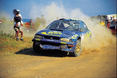 Kenneth Eriksson - Staffan Parmander
44º Acropolis Rally 1997. Subaru Impreza WRC97 (P11 WRC). Abandonó por la suspensión del coche en SS8 Kalamaki de 14,16 Km.

Del 7 al 11 de Junio, Atenas, Grecia.
Superficie: tierra.

El Rally tenia un total de 1259.69 Km de los que 402.86 Km divididos en 20 tramos eran especiales.

Se inscribieron 102 equipos, tomaron la salida 101, finalizaron 57.@
Palabras clave: ;Subaru;Impreza;Acropolis;Grecia;1997;Acropolis