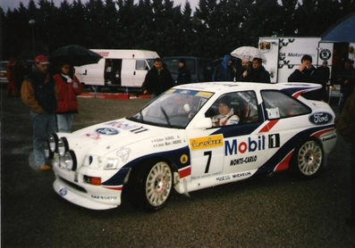 Didier Auriol - Jean-Marc Andrié
65º Rallye Automobile de Monte-Carlo 1997. Ford Escort WRC. Abandonó por el diferencial en SS11 Chabestan de 19.88 Km.

Del 18 al 22 de Enero, Monte-Carlo.
Superficie: asfalto - nieve.

El Rally tenia un total de 1704.90 km de los que 398.31 km divididos en 18 tramos, eran especiales.

Tomaron la salida 23 equiposs, finalizaron 17.@
Palabras clave: Didier_Auriol;Ford;Escort;WRC;Montecarlo;1997