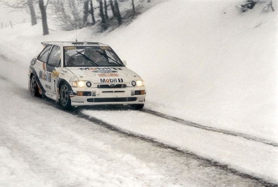 Didier Auriol - Jean-Marc Andrié
65º Rallye Automobile de Monte-Carlo 1997. Ford Escort WRC. Abandonó por el diferencial en SS11 Chabestan de 19.88 Km.

Del 18 al 22 de Enero, Monte-Carlo.
Superficie: asfalto - nieve.

El Rally tenia un total de 1704.90 km de los que 398.31 km divididos en 18 tramos, eran especiales.

Tomaron la salida 23 equiposs, finalizaron 17.@
Palabras clave: Didier_Auriol;Ford;Escort;WRC;Montecarlo;1997;nieve